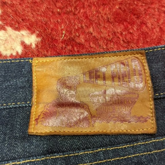 Left Field NYC Greaser Indigo Jeans Denim Tag Size 33 32 Selvedge - Picture 4 of 5